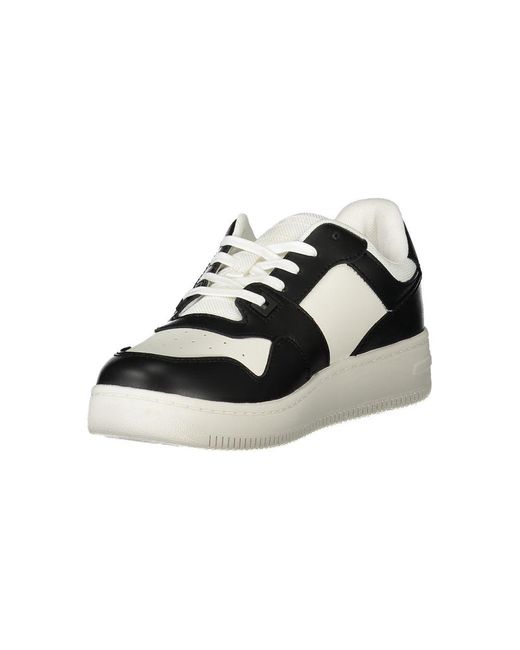 Tommy Hilfiger Black Polyester Sneaker
