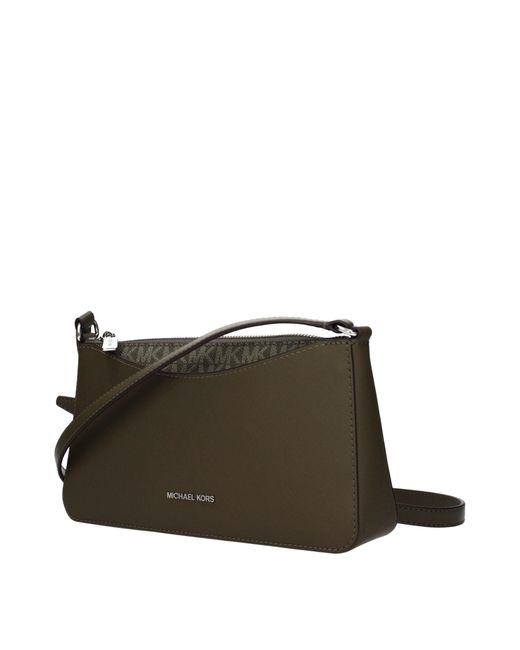 Michael Kors Black Arden Crossbody Bag/ Fabric