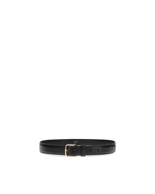 The Row Black Classic Belt