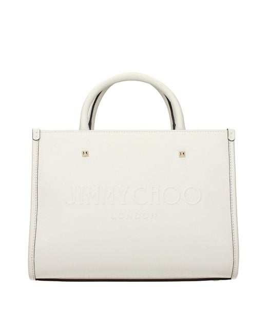 Jimmy Choo White Leather Handbag