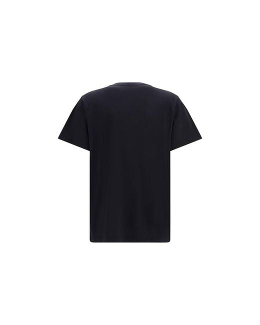 Ganni Blue Black Cotton T