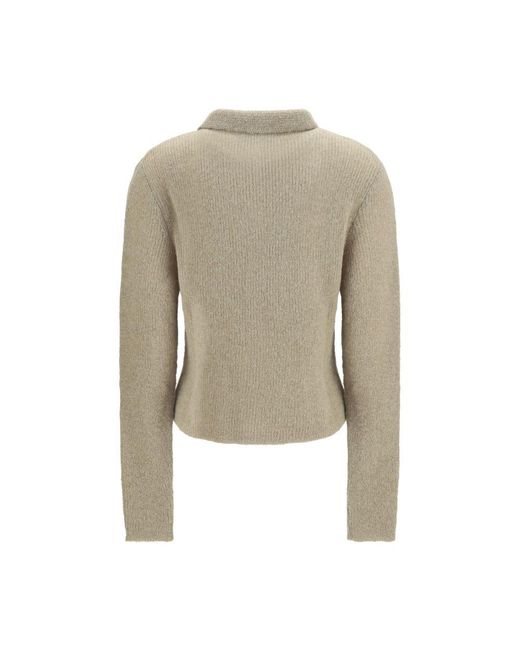Our Legacy Natural Beige Alpaca Vicugna Pacos Polo Shirt