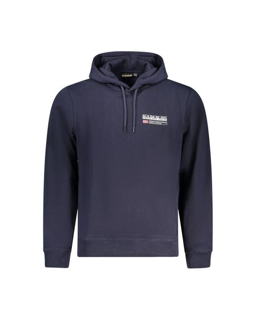 Napapijri Men's Blue Cotton Sweater