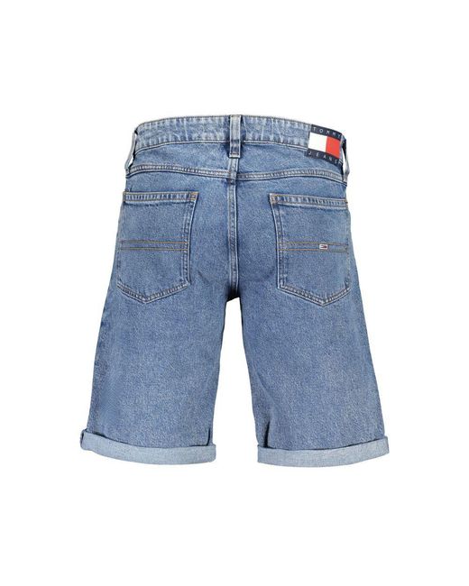 Tommy Hilfiger Blue Cotton Short for men