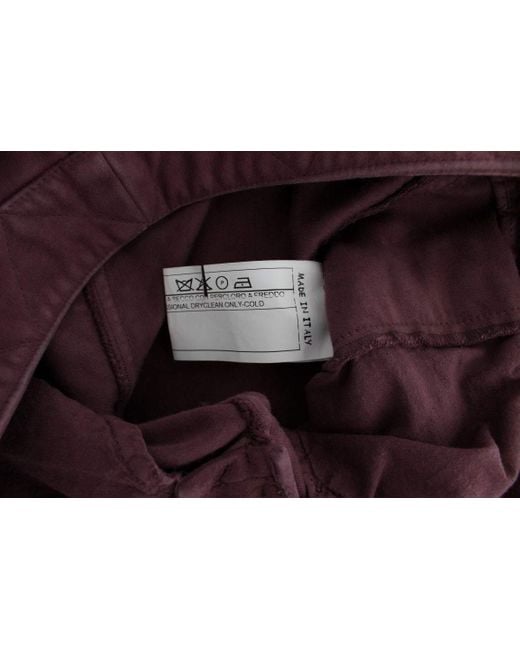 Ermanno Scervino Purple Straight Trousers