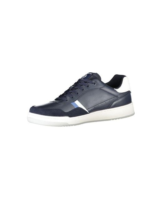 Sergio Tacchini Blue Sleek Sneakers With Embroidered Accents for men