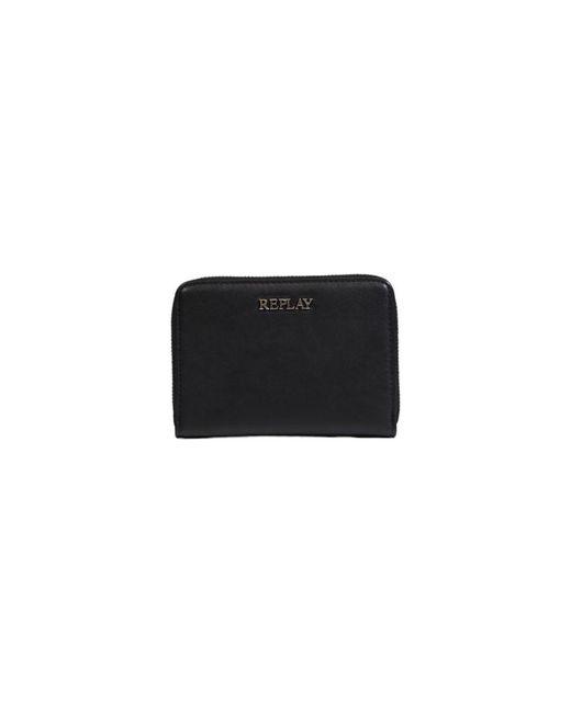 Replay Black Polyester Wallet | Lyst UK