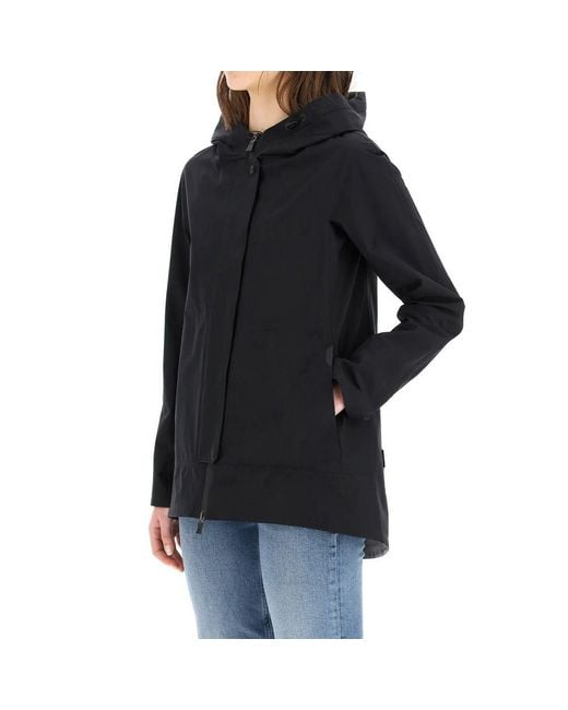 Herno Blue Polyester Shell Jacket