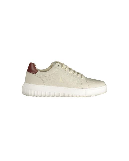 Calvin Klein Brown Polyester Sneaker for men
