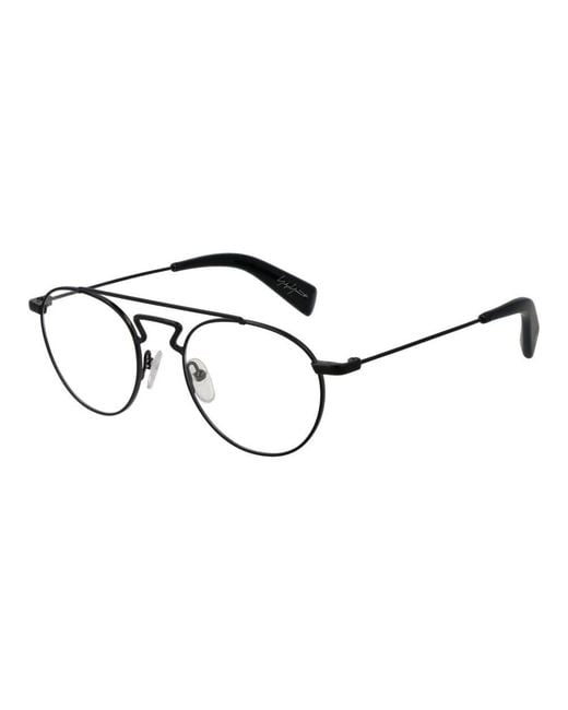 Yohji Yamamoto Brown Metal Glasses (Frames) for men