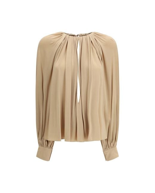 Ferragamo Natural Viscose Blouse
