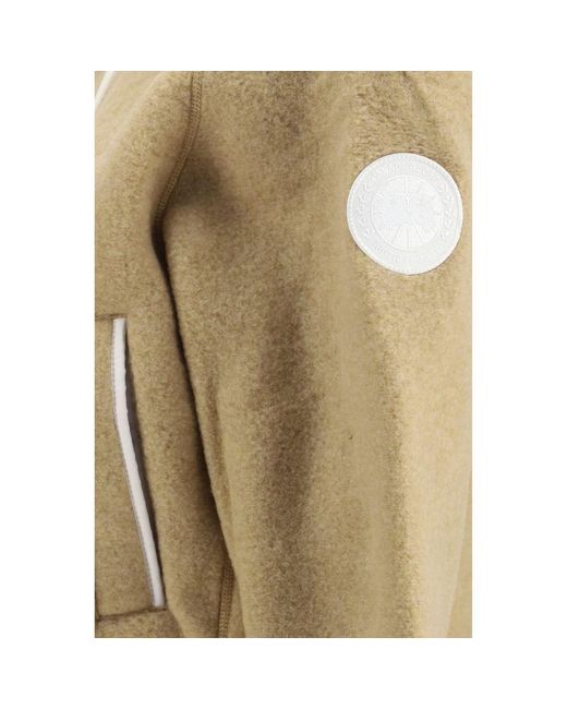 Canada Goose Natural Brown Wool Oves Aries Bomber