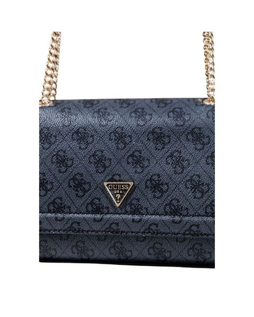 Guess Blue Gray Polyethylene Handbag