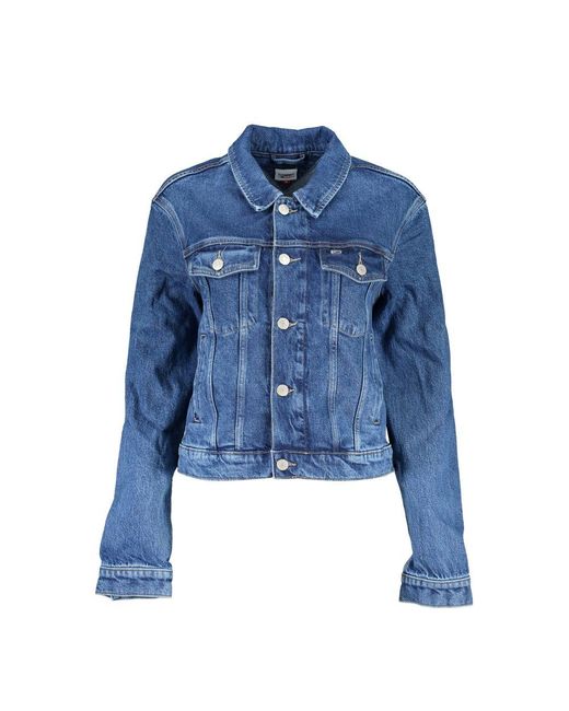 Tommy Hilfiger Blue Cotton Jacket