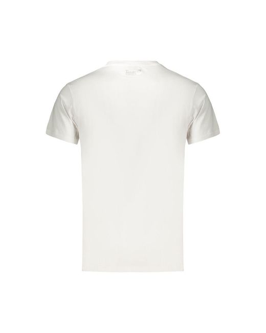 Bikkembergs White Cotton Men's T for men