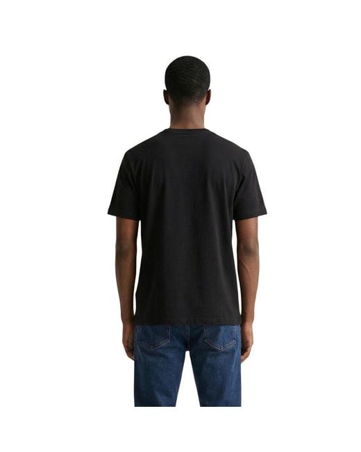 Colmar Black Cotton T for men