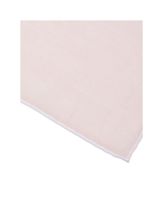 Tom Ford Pink Cotton Pocket Square for men