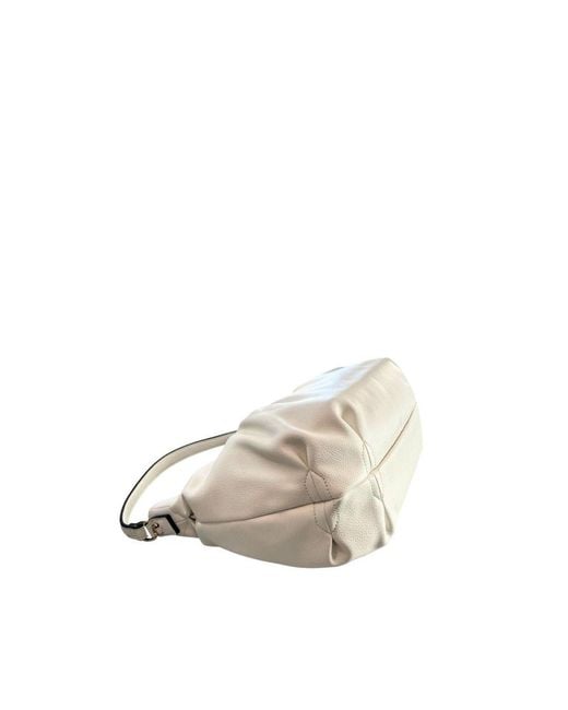 Twinset Metallic White Pu Shoulder Bag
