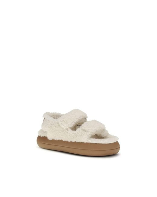 Moon Boot Natural Calf Leather Bos Taurus Sandals