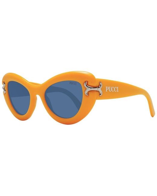 Emilio Pucci Multicolor Yellow Sunglasses