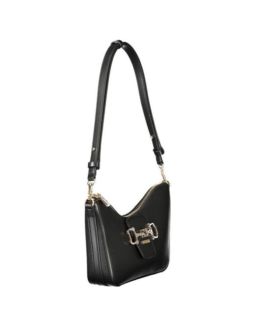 Guess Black Beige Polyurethane Handbag