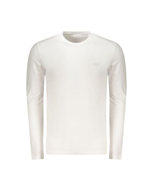 Guess White Cotton Men's T for men