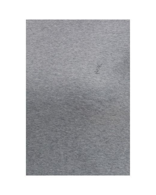 Saint Laurent Gray Cotton T