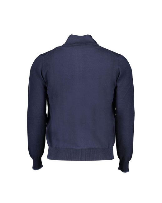 North Sails Blue Cotton Sweater for men