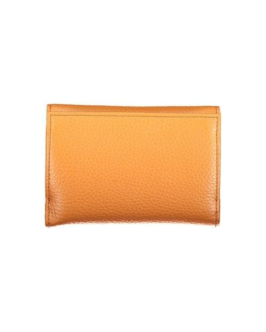 Coccinelle Orange Arancione Pelle Wallet