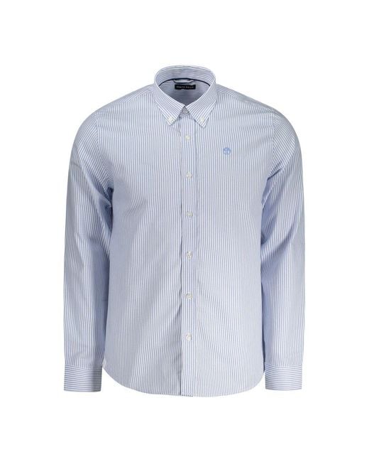 North Sails Blue Cotton Shirt for men