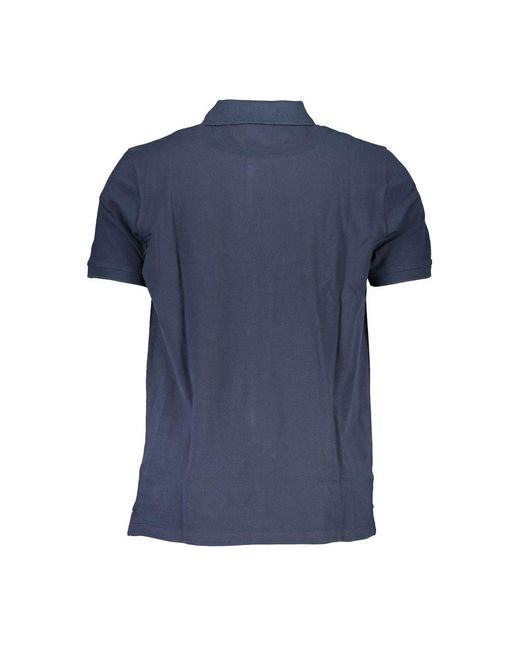 Timberland Blue Cotton Polo Shirt for men