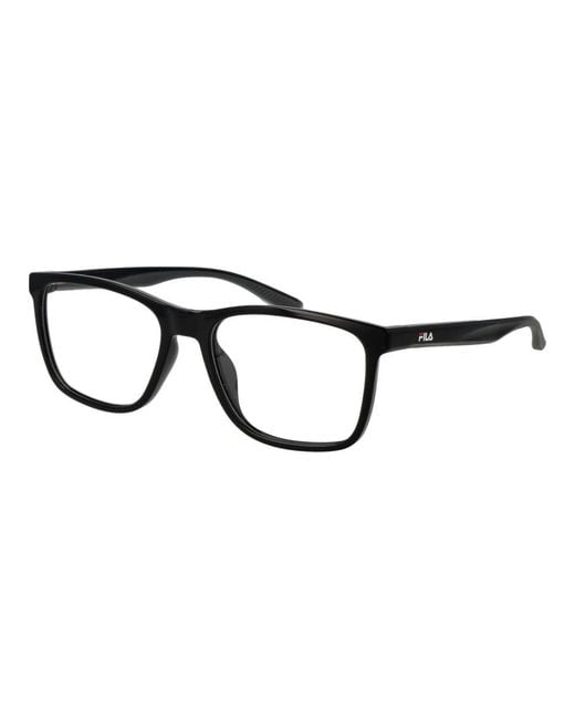 Fila Black Plastic Glasses (frames) for men