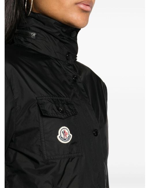 Moncler Natural Logo-Appliqué Lightweight Jacket