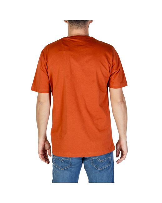 Refrigiwear Orange Red Cotton T for men