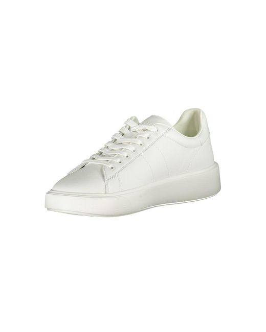 Blauer White Leather Sneaker for men