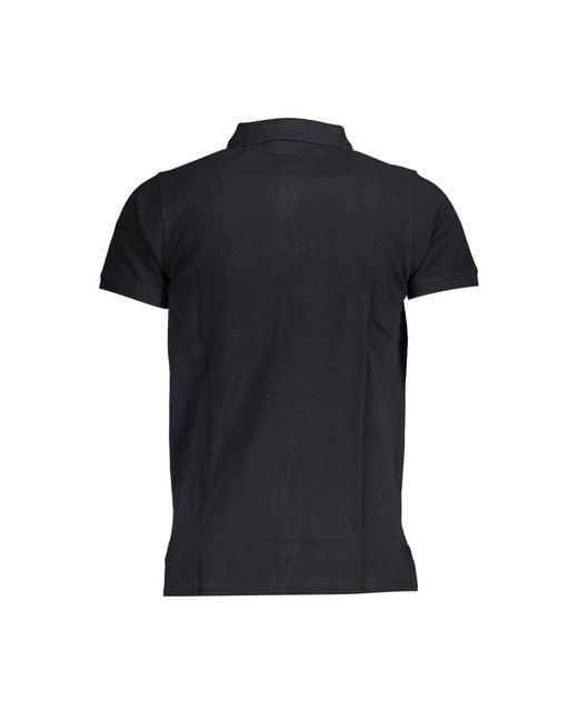 Norway 1963 Black Cotton Polo Shirt for men