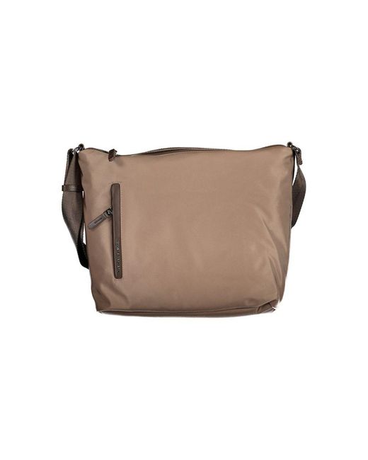Mandarina Duck Brown Nylon Handbag