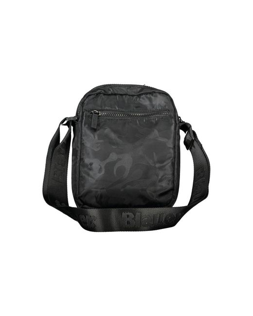 Blauer Black Sleek Shoulder Strap Bag With Pockets for men