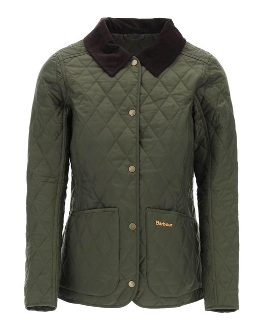 Barbour Green Quilted Annand