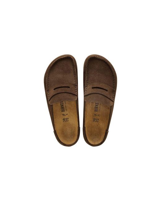 Birkenstock Brown Suede Leather Moccassin for men