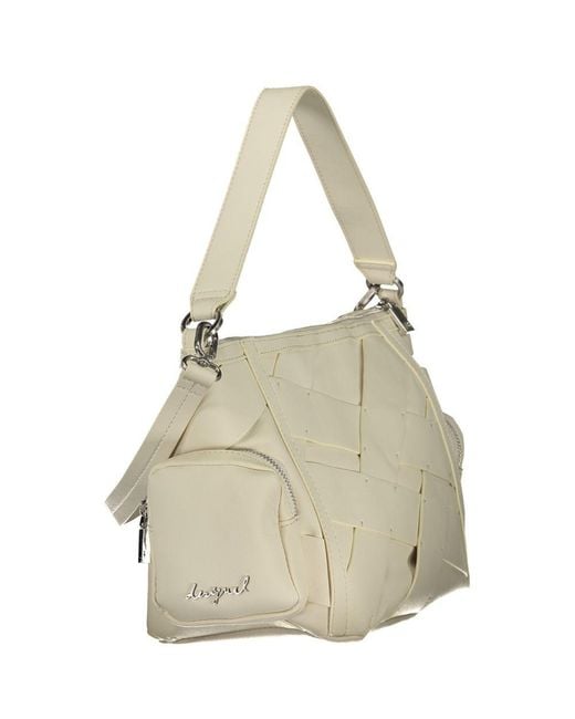 Desigual Natural White Polyurethane 's Shoulder Bag