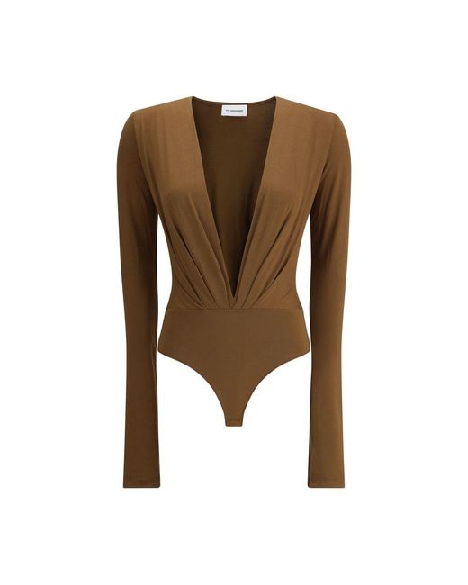 ANDAMANE Brown Zelda Bodysuit