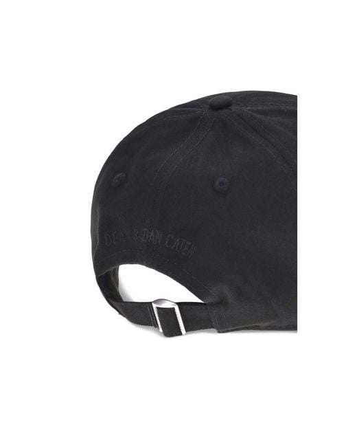 DSquared² Blue Logoed Baseball Hat for men