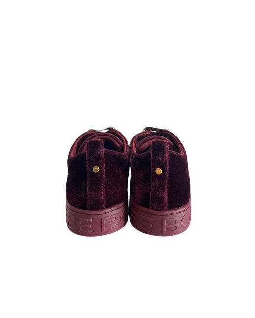Borbonese Purple Red Synthetic Sneaker