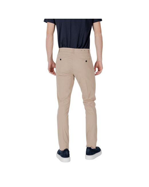 Antony Morato Blue Beige Cotton Skinny Pants for men