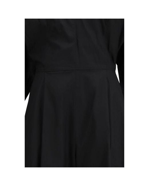 THE LATEST Black Cotton Jumpsuit