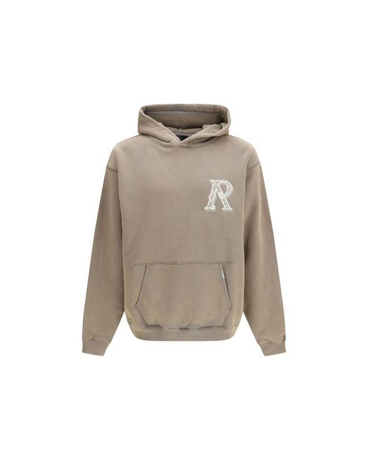Represent Natural Beige Cotton Sweatshirt for men