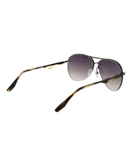 Trussardi Multicolor Gray Metal Sunglasses for men