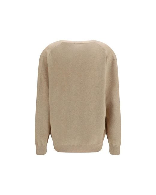Malo Natural Beige Cashmere Sweater