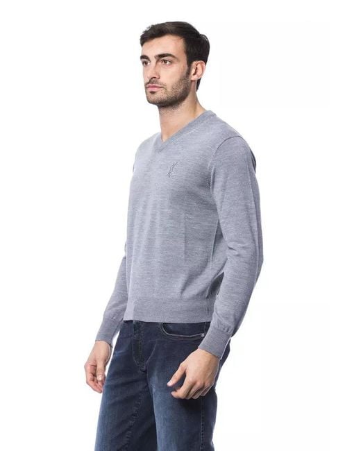 Billionaire Italian Couture Blue Sweater for men